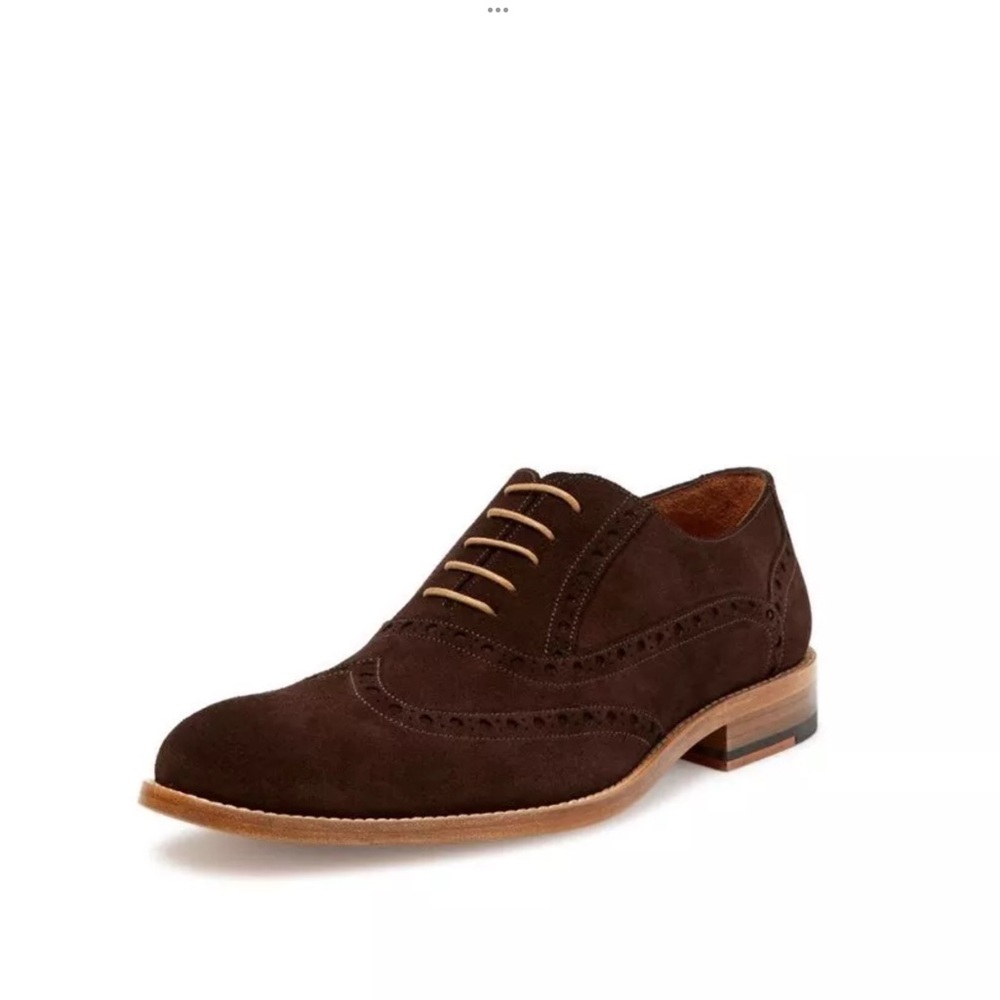 Men's Millburn Co. Wingtip Oxford 9 Brown Suede